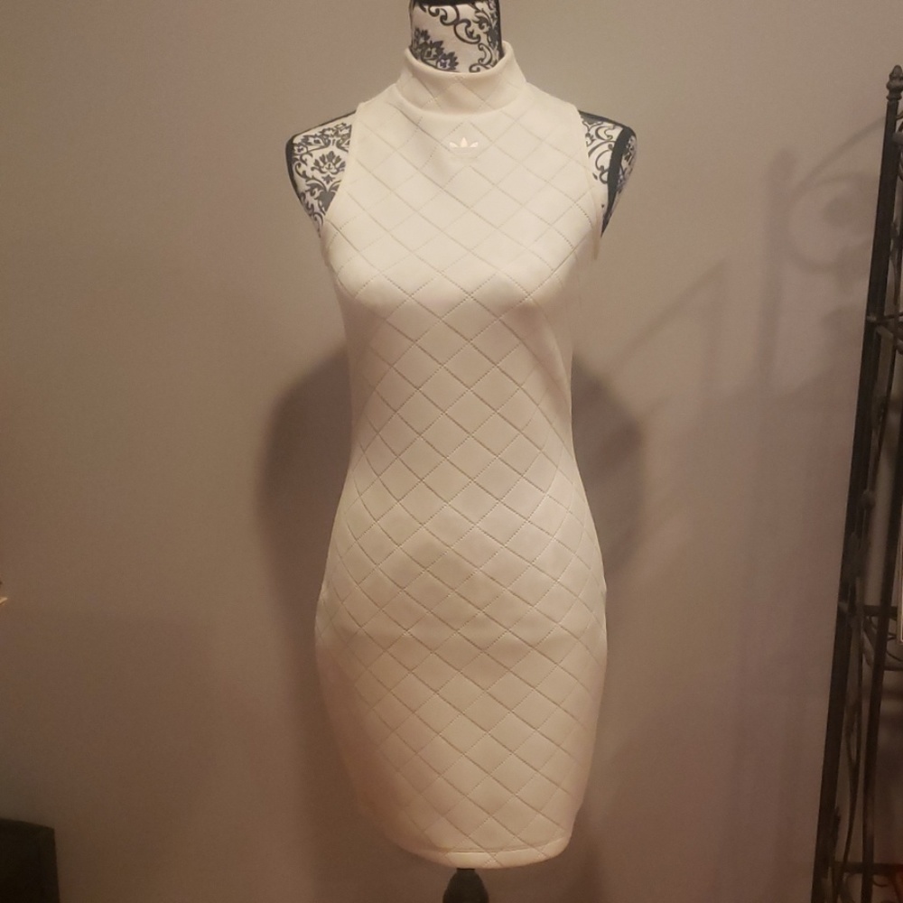 NWT white addidas dress